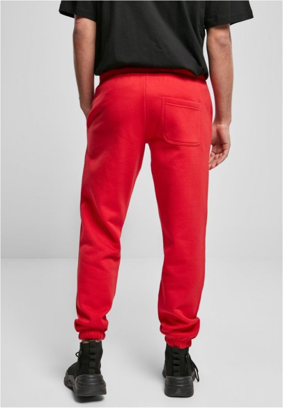 Červené pánské tepláky Urban Classics Basic Sweatpants 2