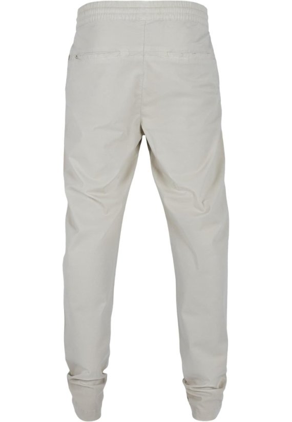 Tapered Cotton Jogger Pants concrete M