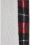 Pánská jarní bunda Urban Classics Plaid Teddy Lined - červená,černá