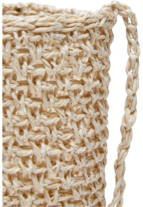 Mini Nature Bast Crossbody Bag - nature