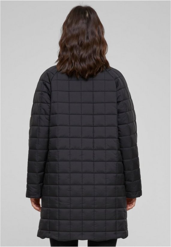Dámský kabát Urban Classics Quilted - černý