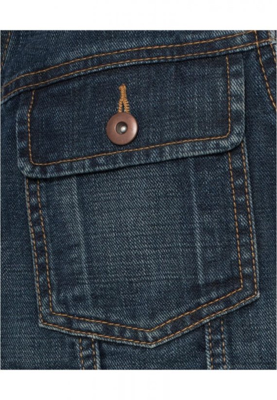 Pánská džínová vesta Urban Classics  - džínová modrá