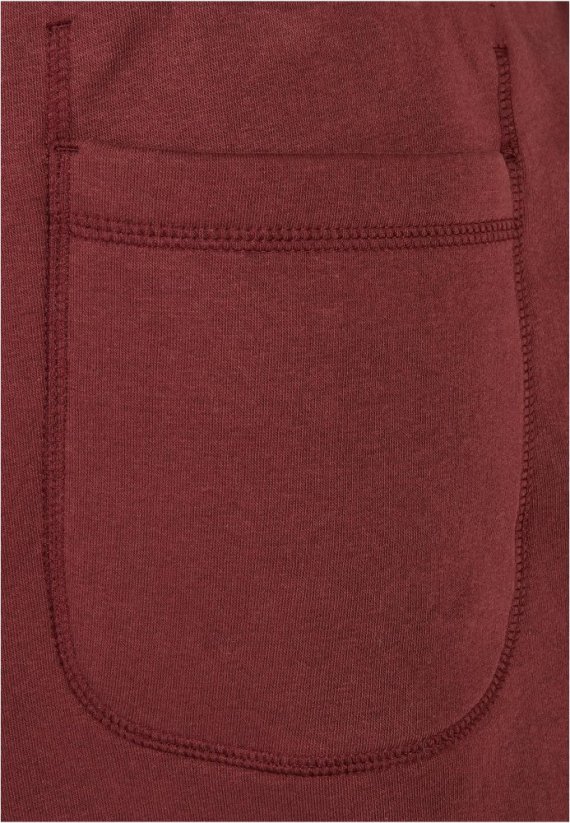Pánské tepláky Urban Classics Basic Sweatpants - tmavě červené