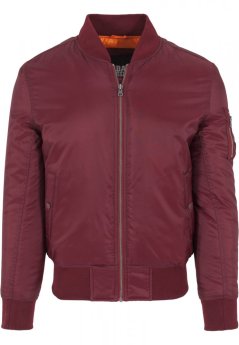 Pánska bomber bunda Urban Classics - vínová