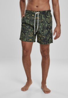 Męskie szorty kąpielowe Urban Classics Paisley Swim Shorts