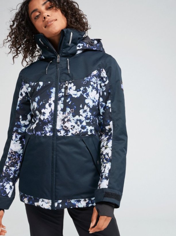 Bunda Roxy Presence kvj1 true black black flowers