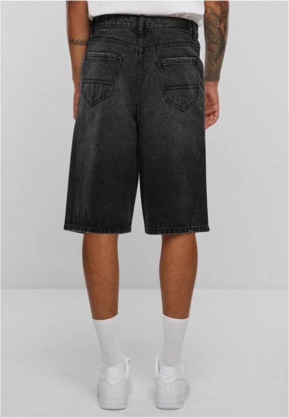 90's Heavy Denim Shorts - new mid blue washed - Velikost: 36