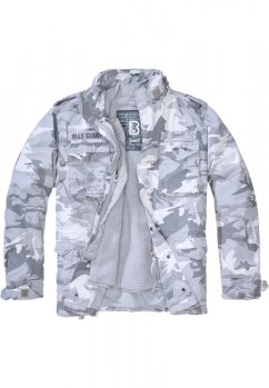 Světle maskáčová pánská zimní bunda Brandit M-65 Giant Jacket