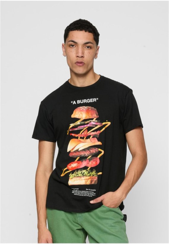 A Burger Tee - black