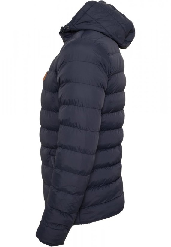 Pánská zimní bunda Urban Classics Basic Bubble Jacket - tmavě modrá