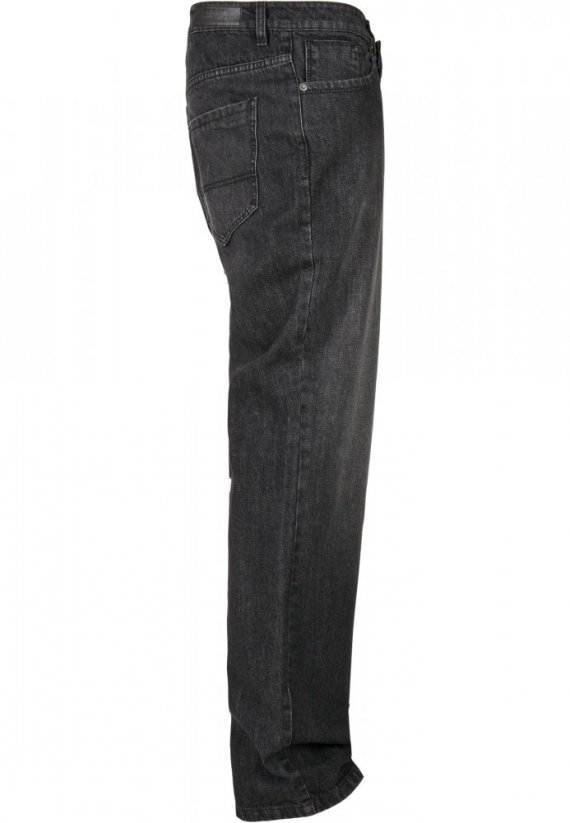 Pánske džínsy Urban Classics Loose Fit Jeans - čierne