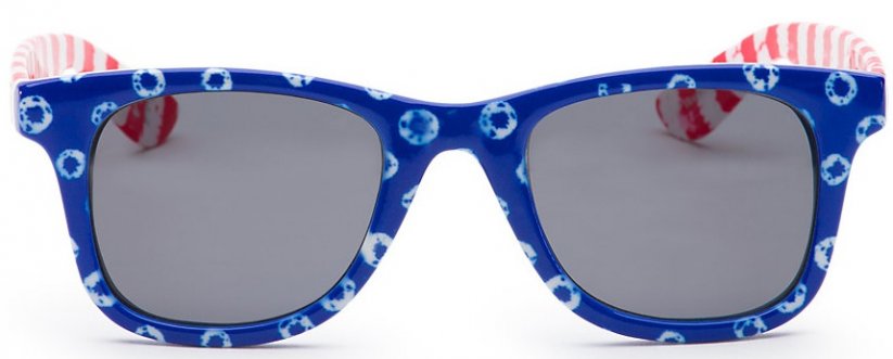 Okulary Vans Janelle Hipster dyed dots stripes blue