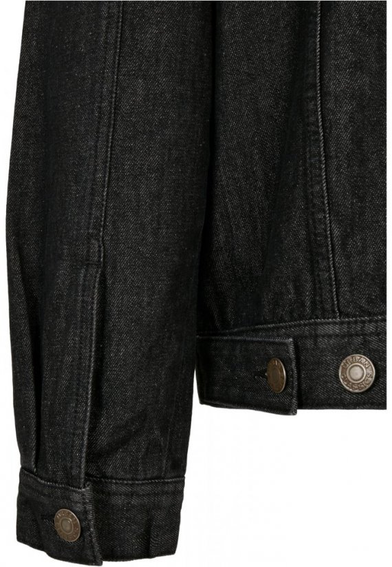 Męska kurtka jeansowa Urban Classics Organic Basic - sprana czerń
