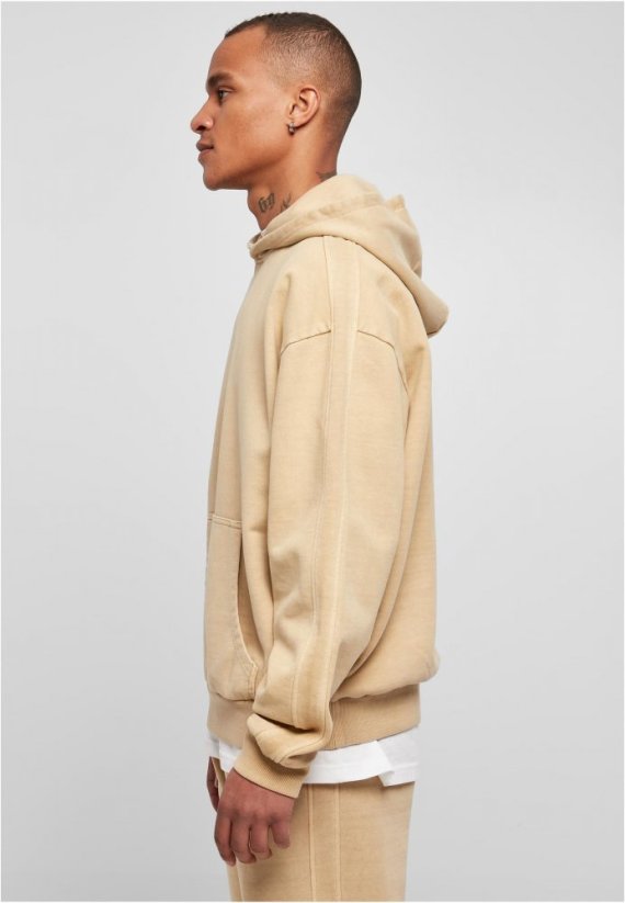 Heavy Terry Garment Dye Hoody - unionbeige