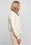 Ladies Diamond Quilt Nylon Jacket - whitesand