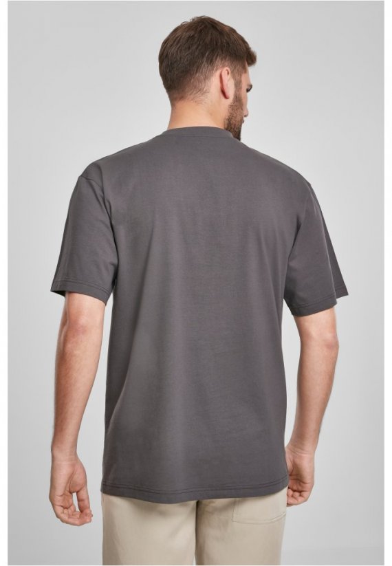 T-shirt męski Urban Classics Tall Tee - ciemno szary