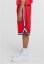 Stripes Mesh Shorts blkredwht XL - cityred/black/white