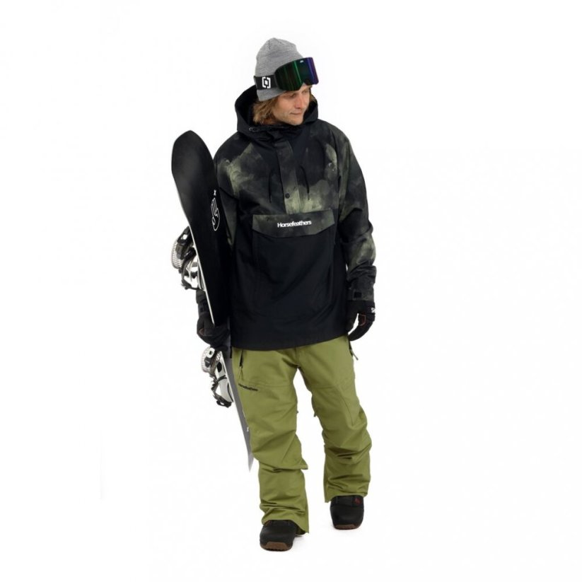 Snowboardová pánská bunda Horsefeathers Spencer černá