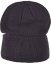 Čepice Urban Classics Leatherpatch Long Beanie - plum