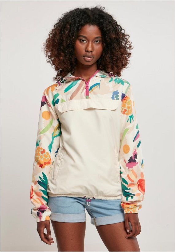 Dámská jarní, podzimní bunda Urban Classics Mixed Pull Over - whitesandfruity