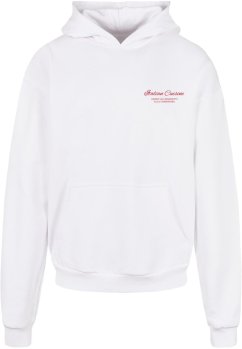 Al Dente Per Favore Oversized Hoody - white
