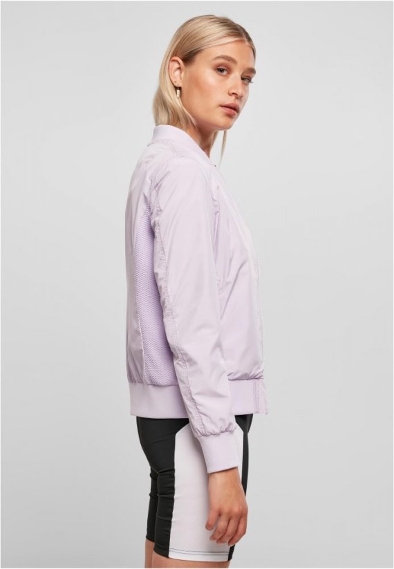 Dámska jarná/jesenná bomber bunda Urban Classics - svetlo fialová