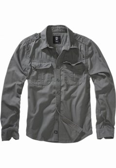 Brandit / Vintage Shirt charcoal grey