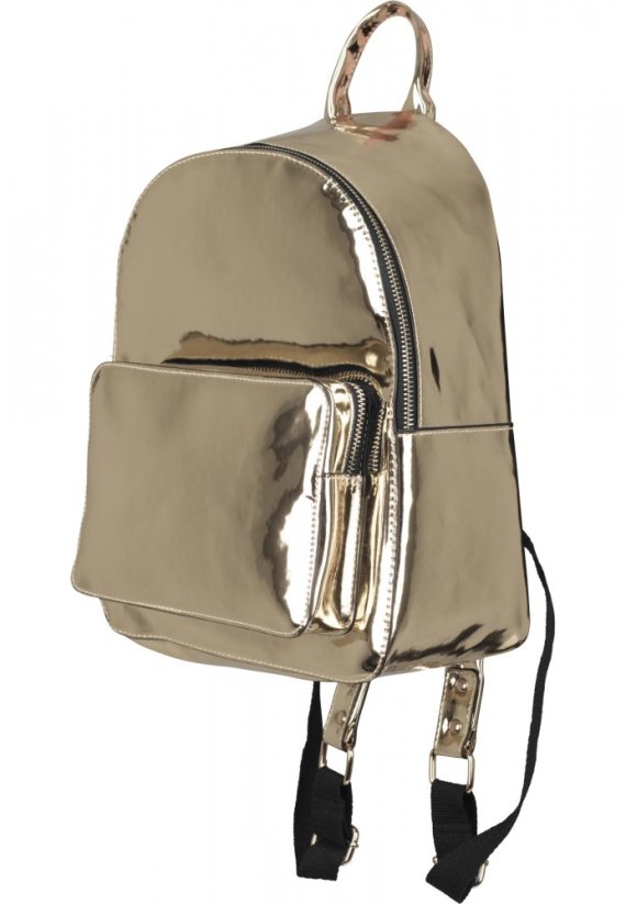 Zlatý dámsky batoh Midi Metallic