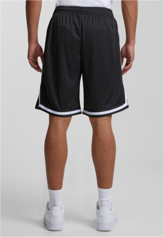 Stripes Mesh Shorts blkredwht XL - blkblkwht