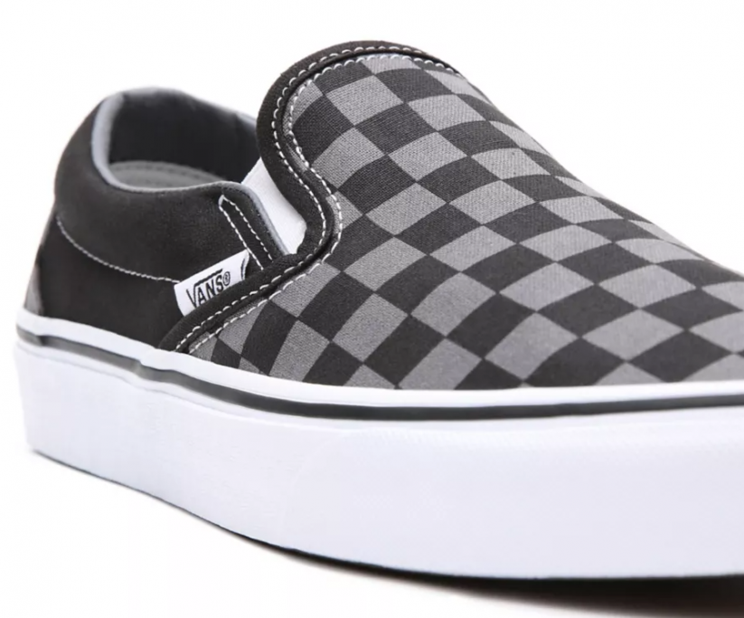 Boty Vans Classic Slip-On black/pewter checkerboard