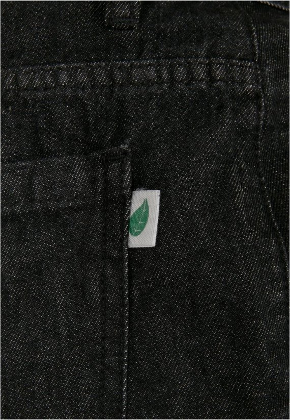 Organic Denim Bermuda Shorts - black washed