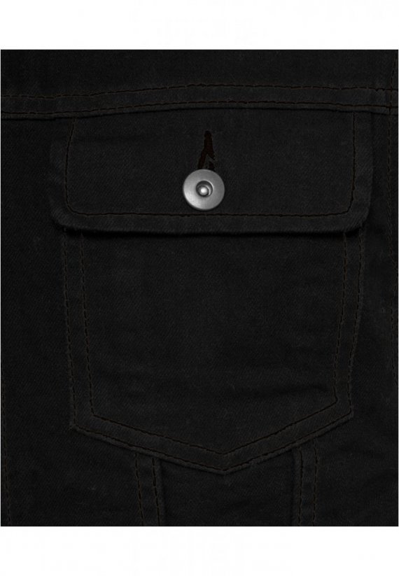 Pánská džínová vesta Urban Classics - černá