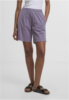 Ladies Sorona® Sweat Shorts - dustypurple