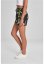 Ladies AOP Viscose Resort Shorts - black flower