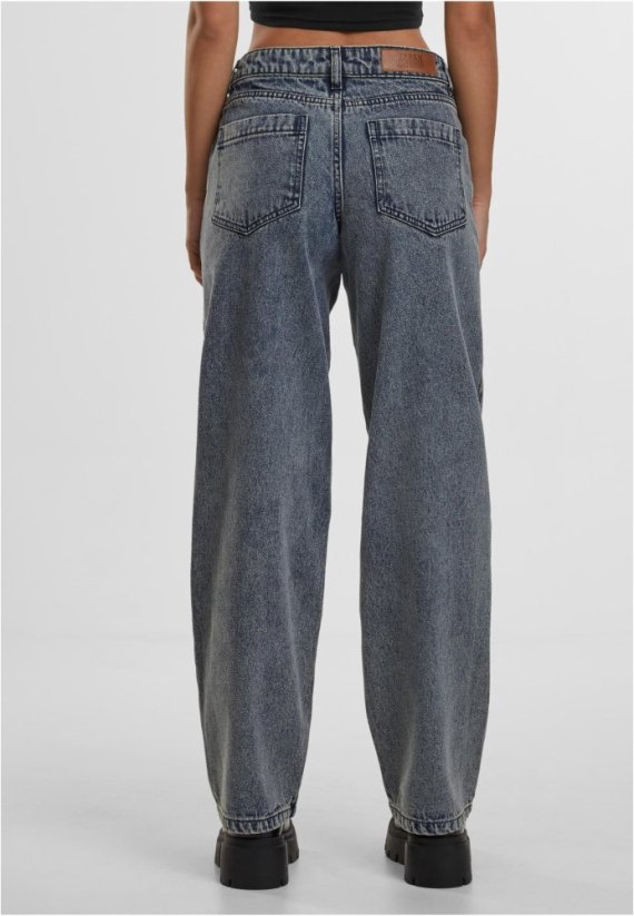 Ladies Mid Waist 90´s Jeans  - new light blue dirty washed