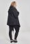 Mikina Urban Classics Ladies Hooded Sweat Cardigan - black