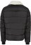 Pánska zimná bunda Urban Classics Sherpa Collar Padded Shirt - čierna