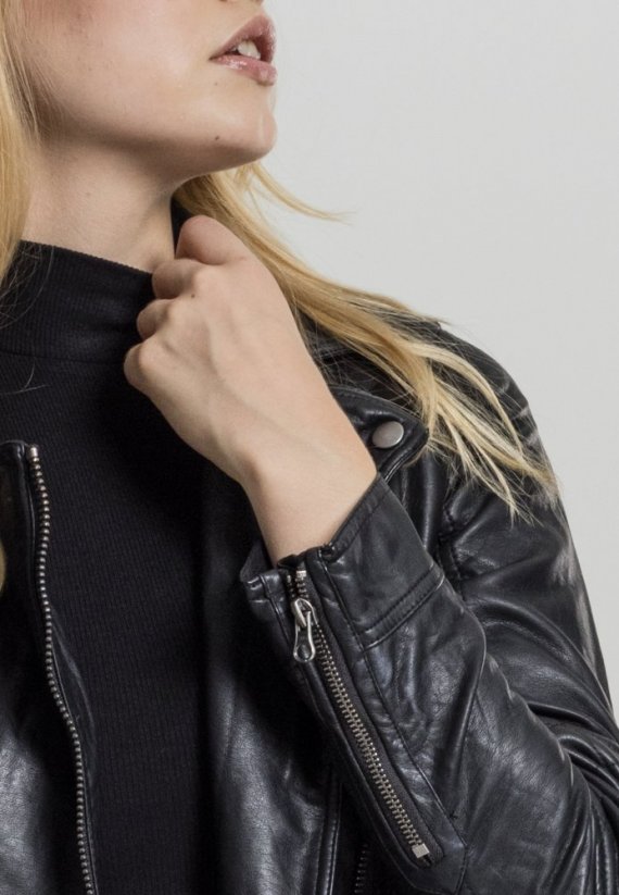 Kurtka Urban Classics Ladies Leather Imitation Biker Jacket