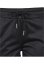 Čierne dámske silónové tepláky Urban Classics Ladies Button Up Track Pants