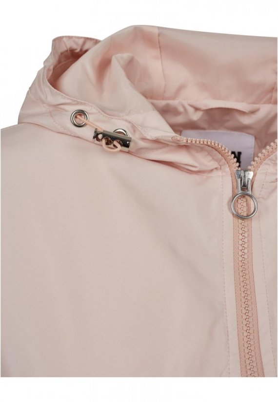 Světle růžová dámská jarní/podzimní bunda Urban Classics Ladies Basic Pullover