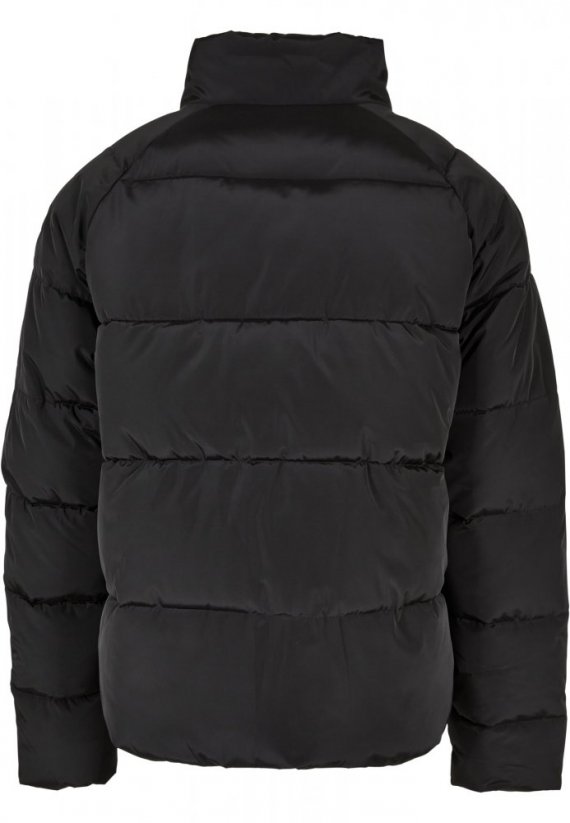 Čierna pánska zimná bunda Urban Classics Raglan Puffer