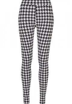 Ladies Soft AOP Leggings - blackhoundstooth