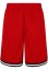 Stripes Mesh Shorts blkredwht XL - cityred/black/white