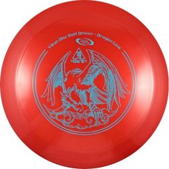 Frisbee Discgolf View Driver Dragon Line red