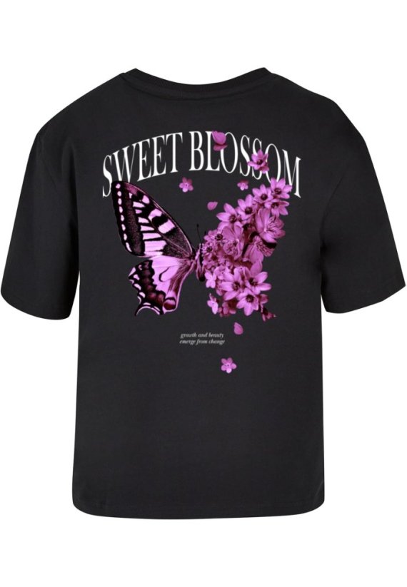 Sweet Blossom And Beauty Tee black L - black