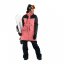 Damska zimowa kurtka snowboardowa Horsefeathers Clarise - różowa, czarna