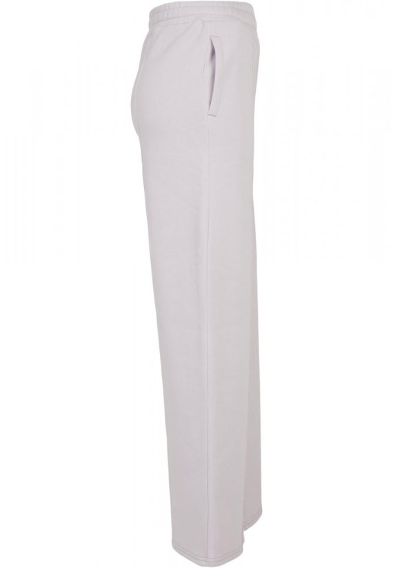 Dámske tepláky Urban Classics Ladies Straight Pin Tuck Sweatpants - svetlo fialové