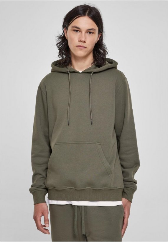 Basic Terry Hoody - olive