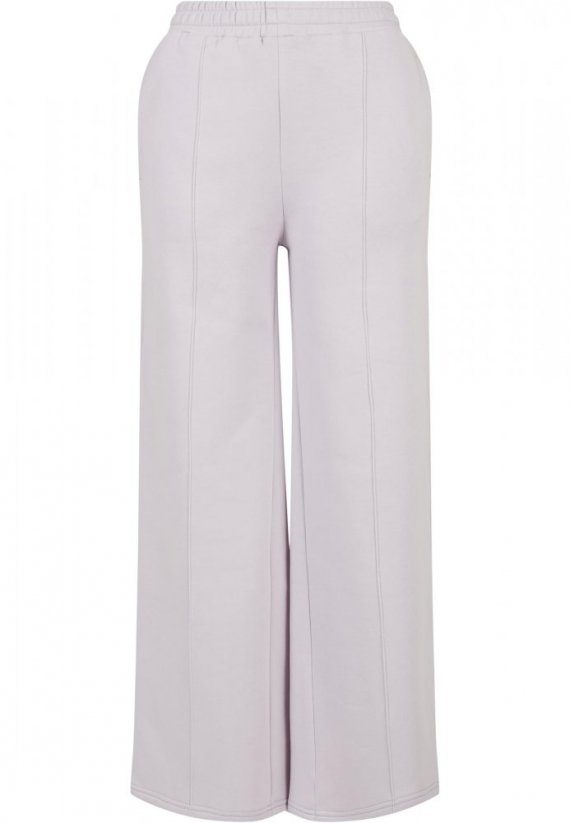 Damskie spodnie dresowe Urban Classics Ladies Straight Pin Tuck - jasny fiolet