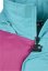 Bunda Starter Color Block Half Zip Retro Jacket - lake blue/s pnk/by/wht